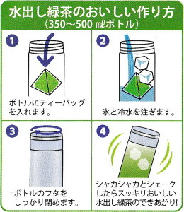 美味しい水出し緑茶のいれ方